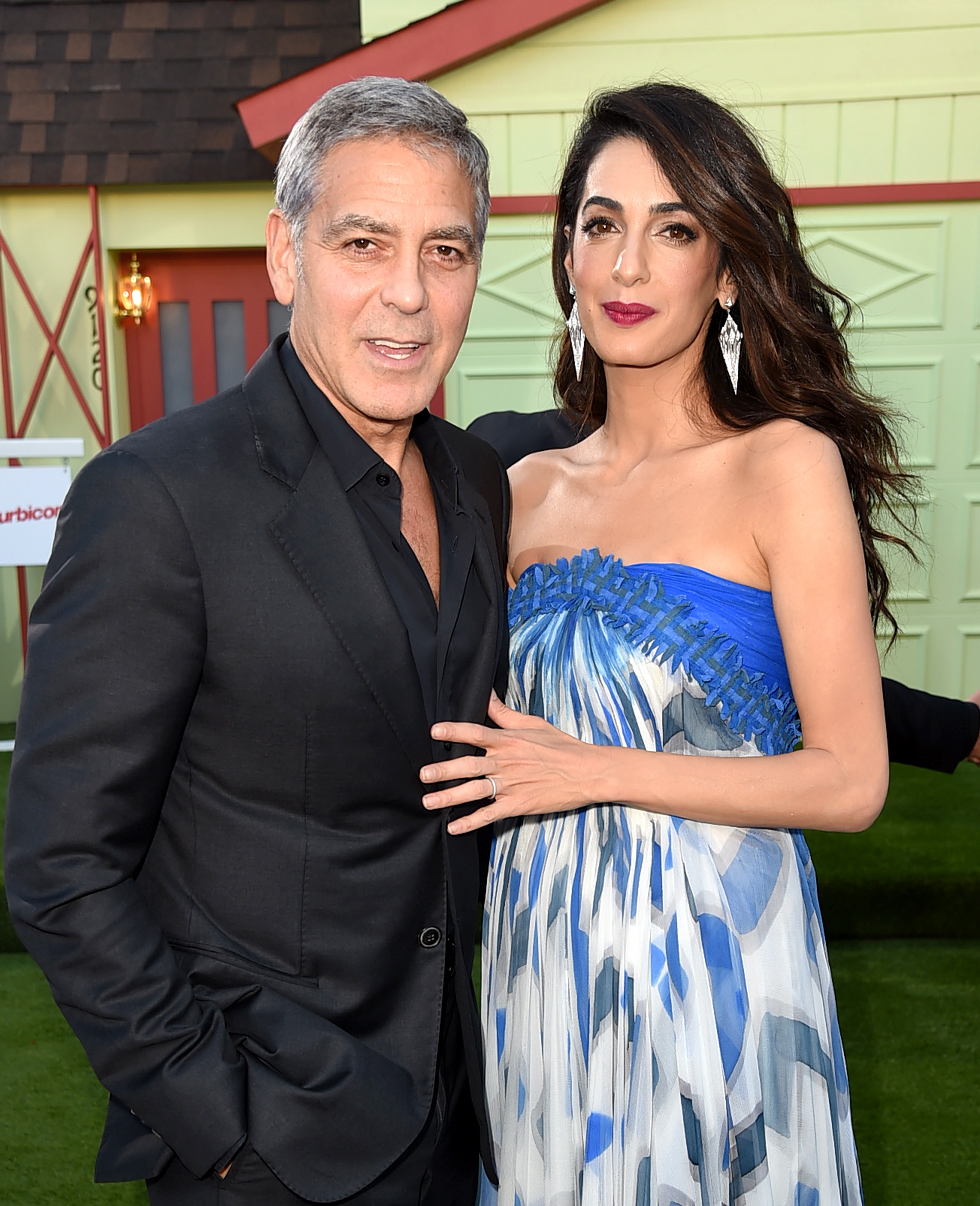 George Clooney and Amal Clooney in Los Angeles, California on October 22, 2017 | Source: Getty Images