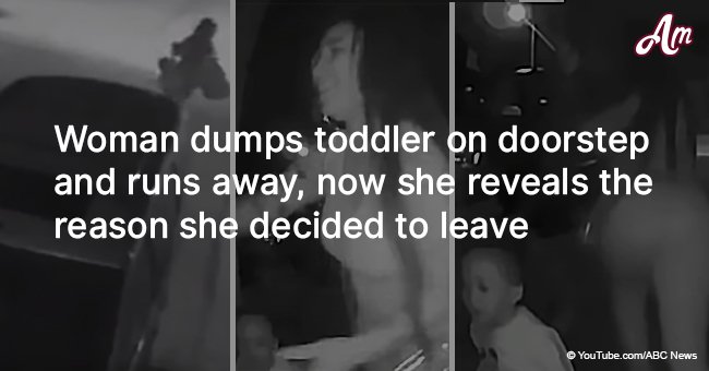 Woman dumps toddler on doorstep and runs away, now she reveals the reason she decided to leave