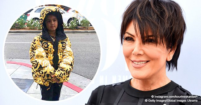 Kris Jenner gifts her first grandson a $3,000 Versace coat for his 9th birthday
