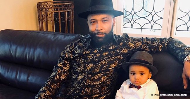 Joe Budden & baby son melt hearts, rocking matching outfit & fedoras in adorable photo