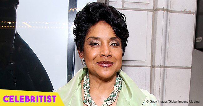 Phylicia Rashad rocks elegant black dress and massive earrings in recent picture