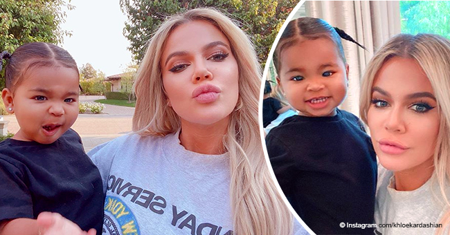 Khloé Kardashian's Daughter True Thompson Rocks Pigtails in Cute Photos ...