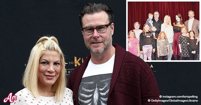 Tori Spelling Shares Rare Photo of All 5 of Her Kids but Gets a Variety of Cruel Comments
