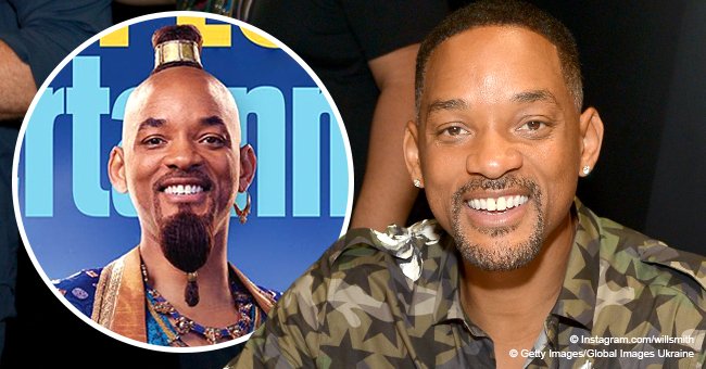 Will Smith transforms into a Genie in first look images of 'Aladdin' remake