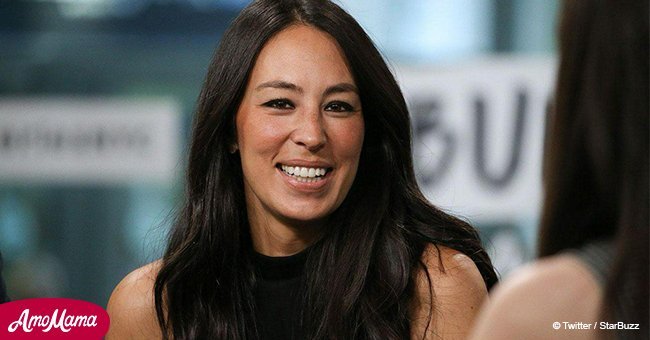 Joanna Gaines shares a brand new photo of significantly grown baby bump in elegant black dress