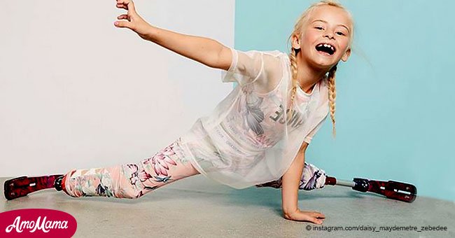 7-year-old double amputee hired to model for clothing company