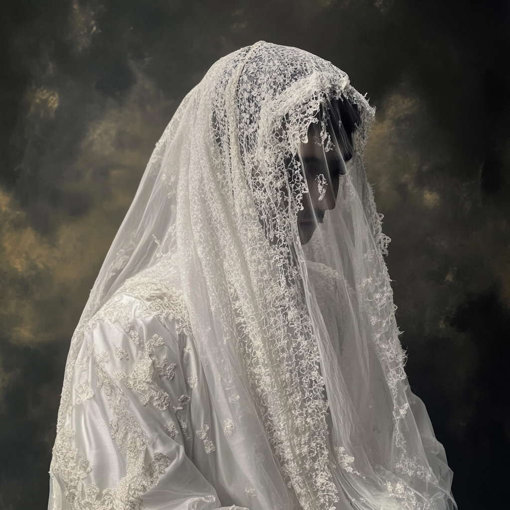 Man dressed as a bride | Source: Midjourney