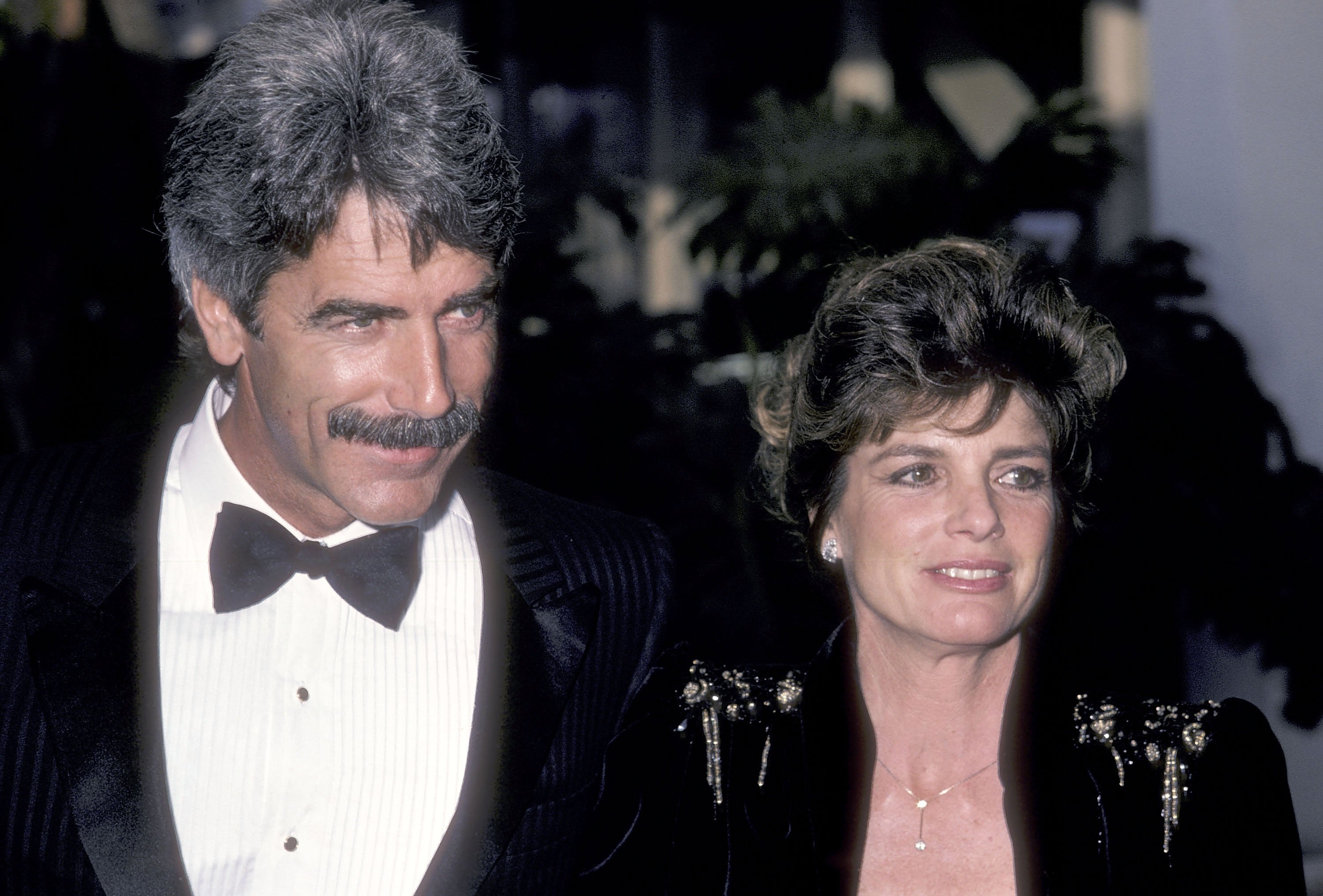 Actor Sam Elliott and actress Katharine Ross attend the 12th Annual People's Choice Awards on March 11, 1986 at the Santa Monica Civic Auditorium in Santa Monica, California. | Source: Getty Images