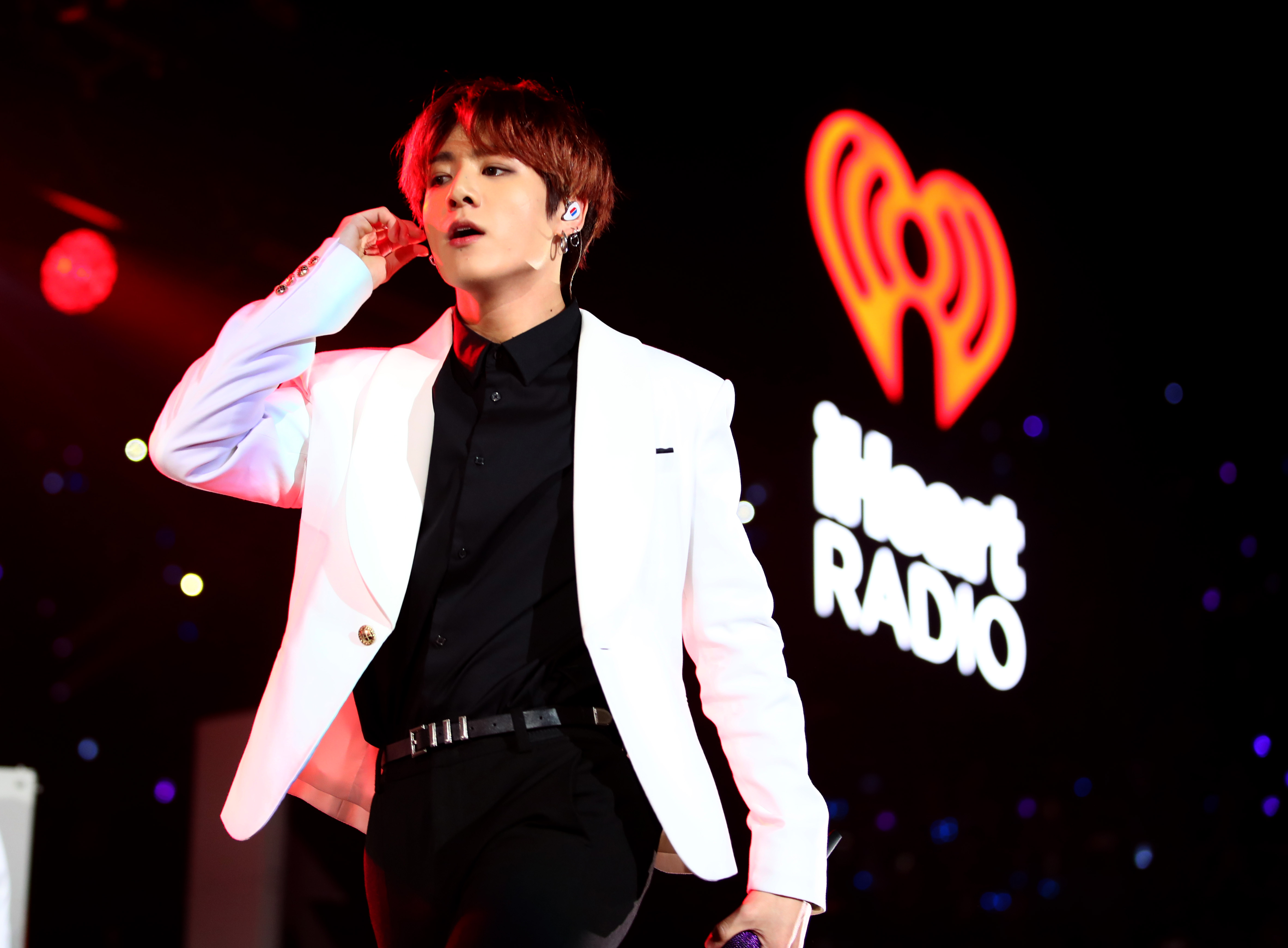 Jungkook of BTS onstage during 102.7 KIIS FM's Jingle Ball 2019 Presented by Capital One at the Forum on December 6, 2019 in Los Angeles, California | Source: Getty Images