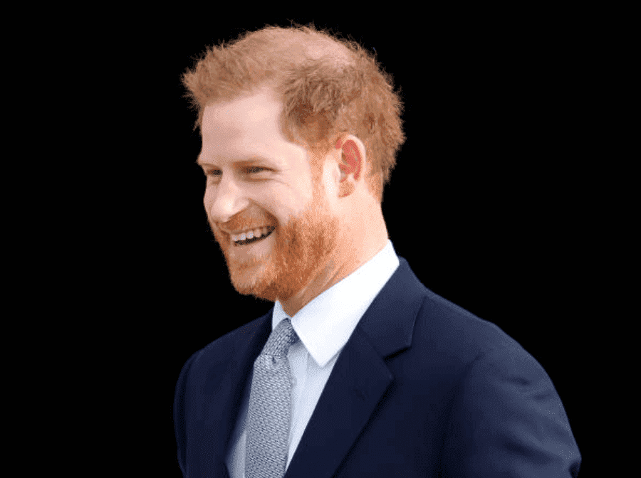 Prince Harry smiles as he hosts the Rugby League World Cup 2021 draws for the men's, women's and wheelchair tournaments at Buckingham Palace, on January 16, 2020, in London, England | Source: Getty Images