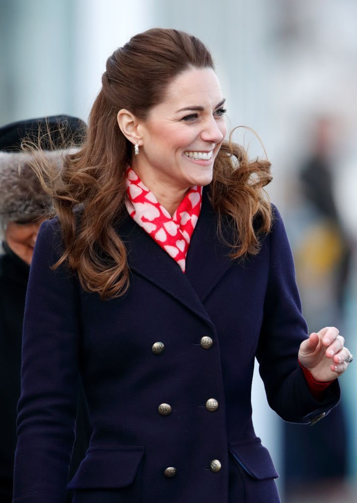 Catherine, Duchess of Cambridge visits the Royal National Lifeboat Institution (RNLI) Mumbles Lifeboat station on Mumbles Pier | Photo: Getty Images