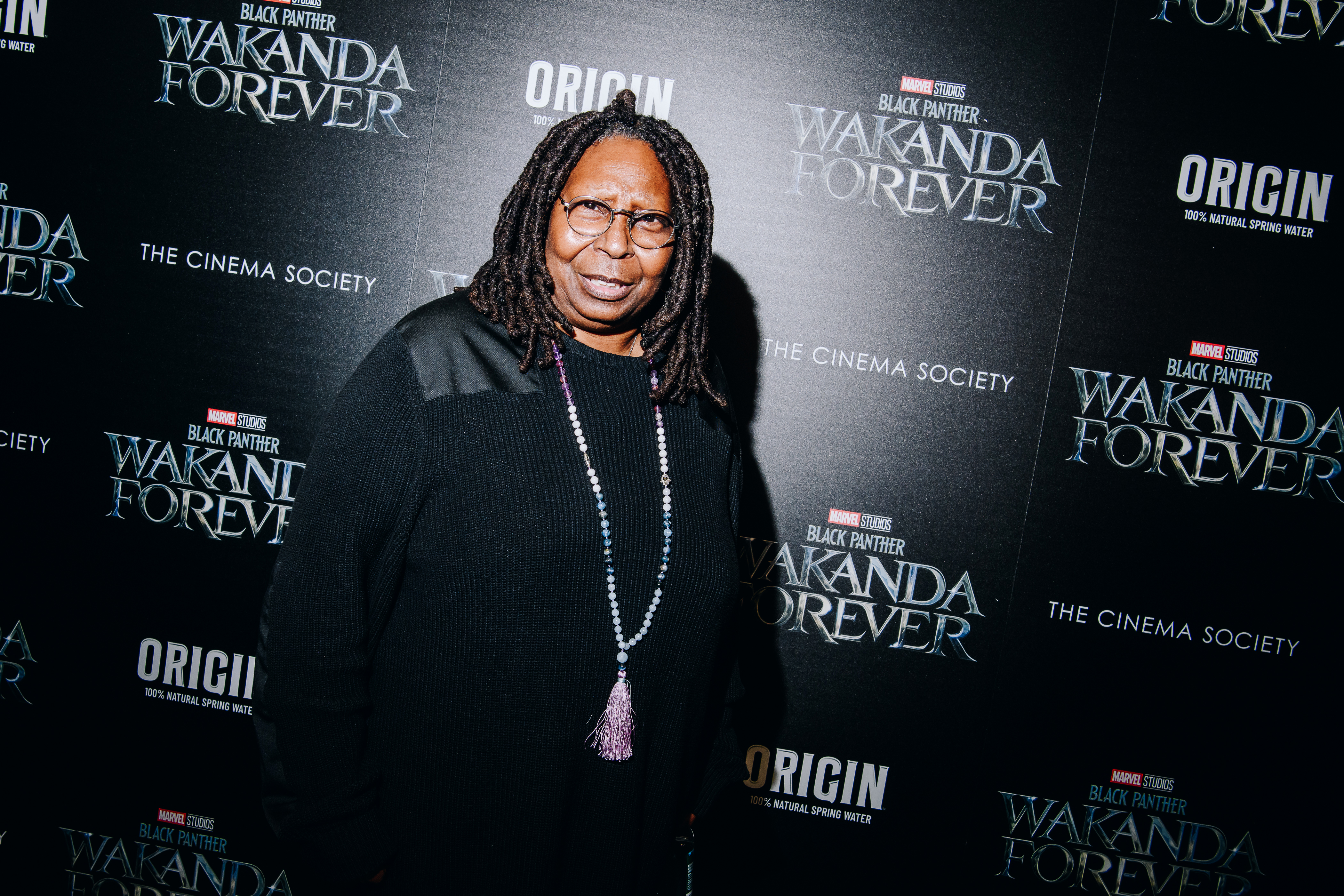 Whoopi Goldberg at the "Black Panther: Wakanda Forever" special screening held at AMC 34th Street 14 on November 1, 2022 in New York City | Source: Getty Images