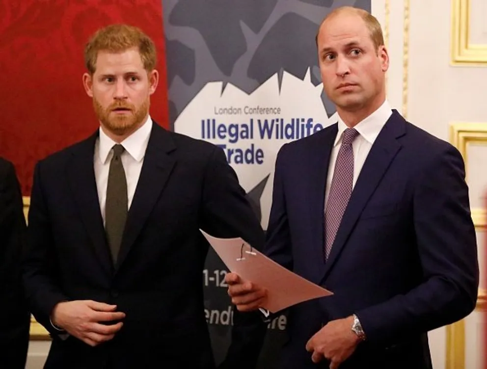 Prince William and Prince Harry at St James' Palace on October 10, 2018 in London, England. | Source: Getty Images