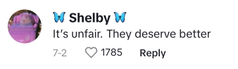 A user's comment on Nicole Wong's TikTok post | Source: tiktok.com/the.wisdom.family7