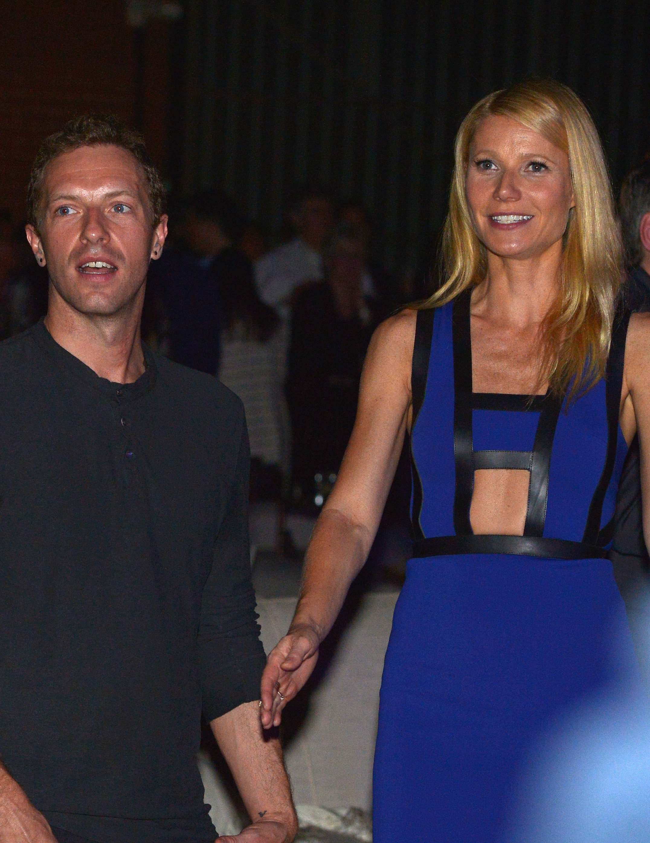 Chris Martin and Gwyneth Paltrow at the "Hollywood Stands Up To Cancer" event on January 28, 2014 | Source: Getty Images
