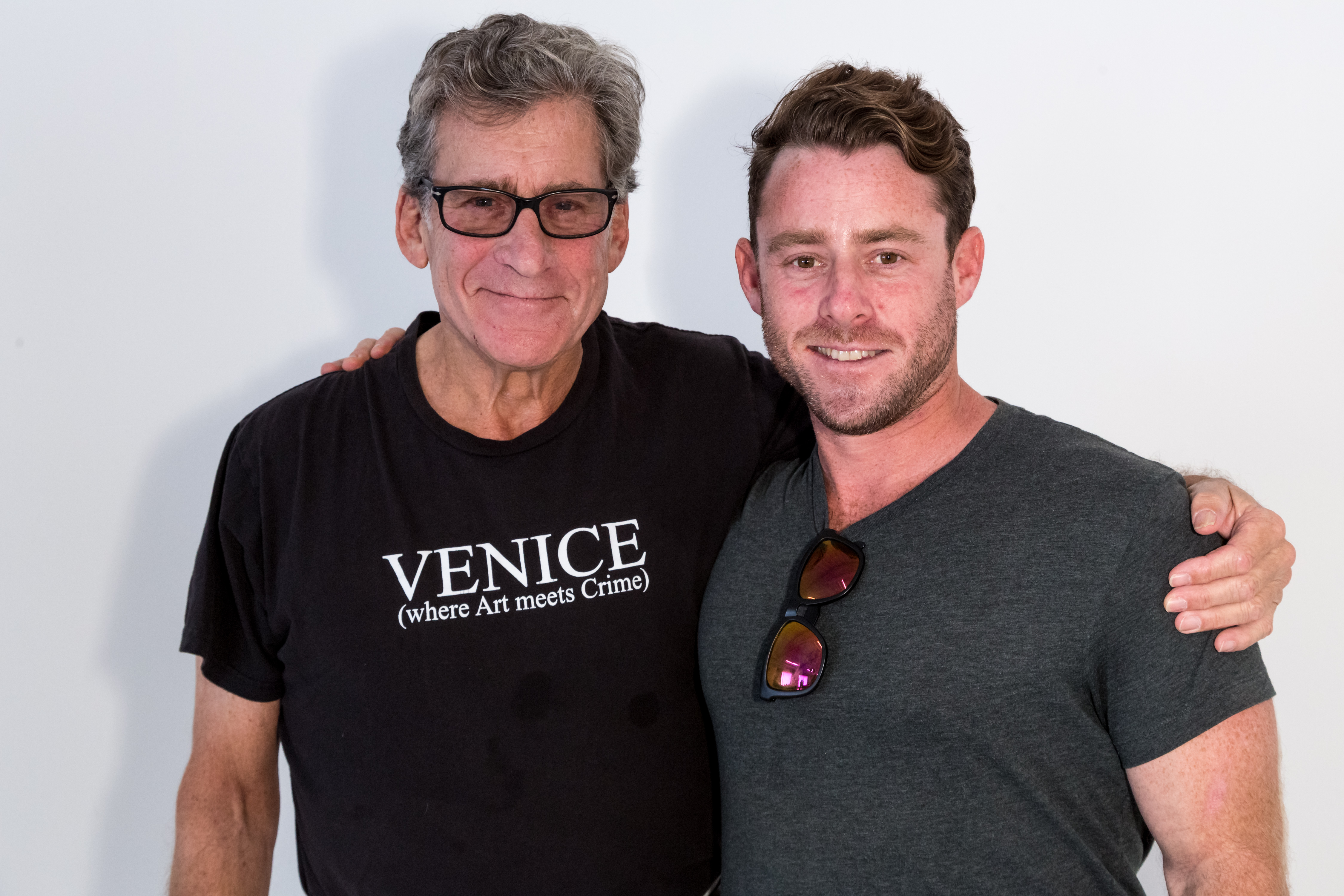 Paul Michael Glaser and son Jake Glaser in Culver City on October 23, 2016 | Source: Getty Images