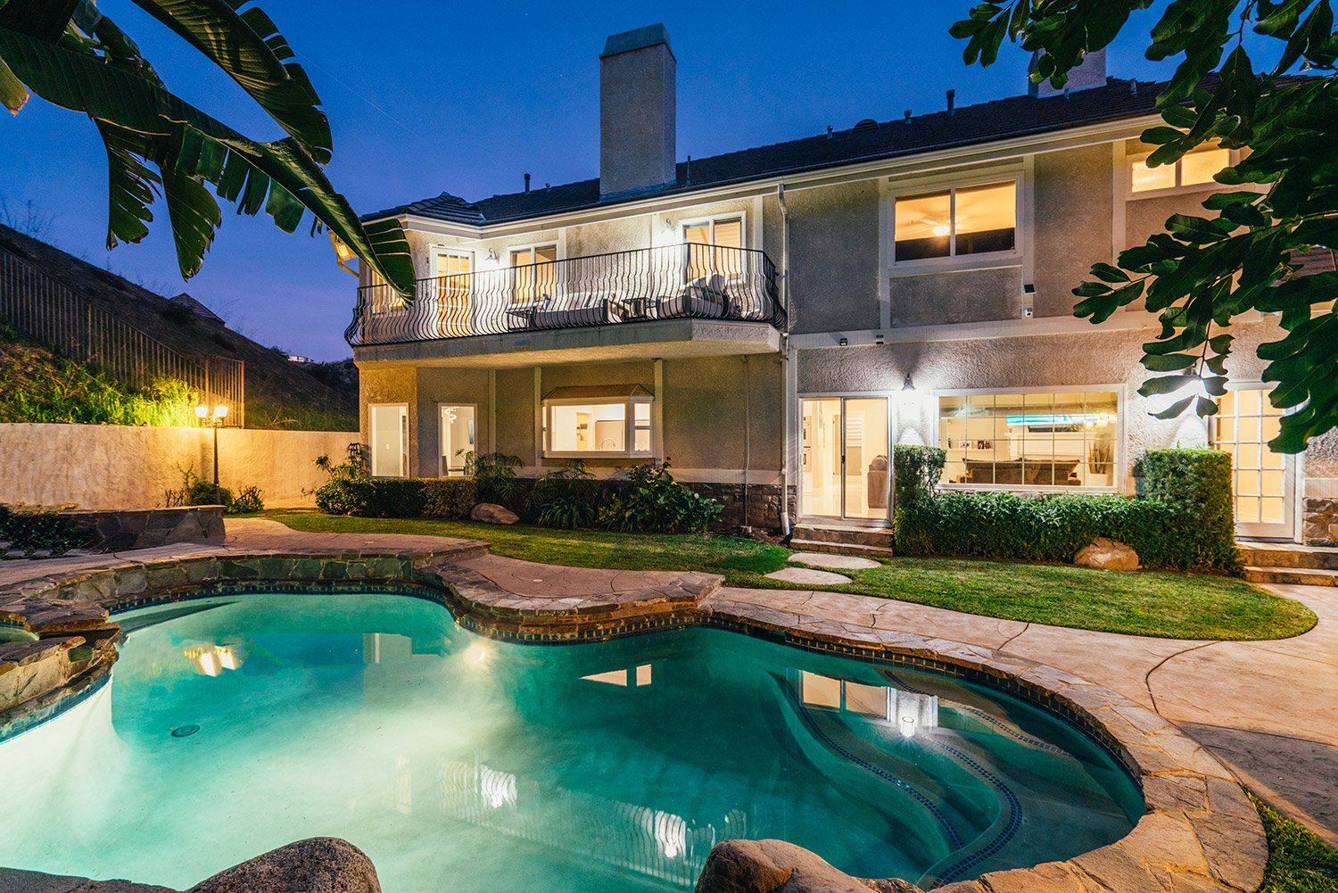 Outdoor view of Shaquille O'Neal's house in Bell Canyon| Source: Instagram/Shaquille O'Neal