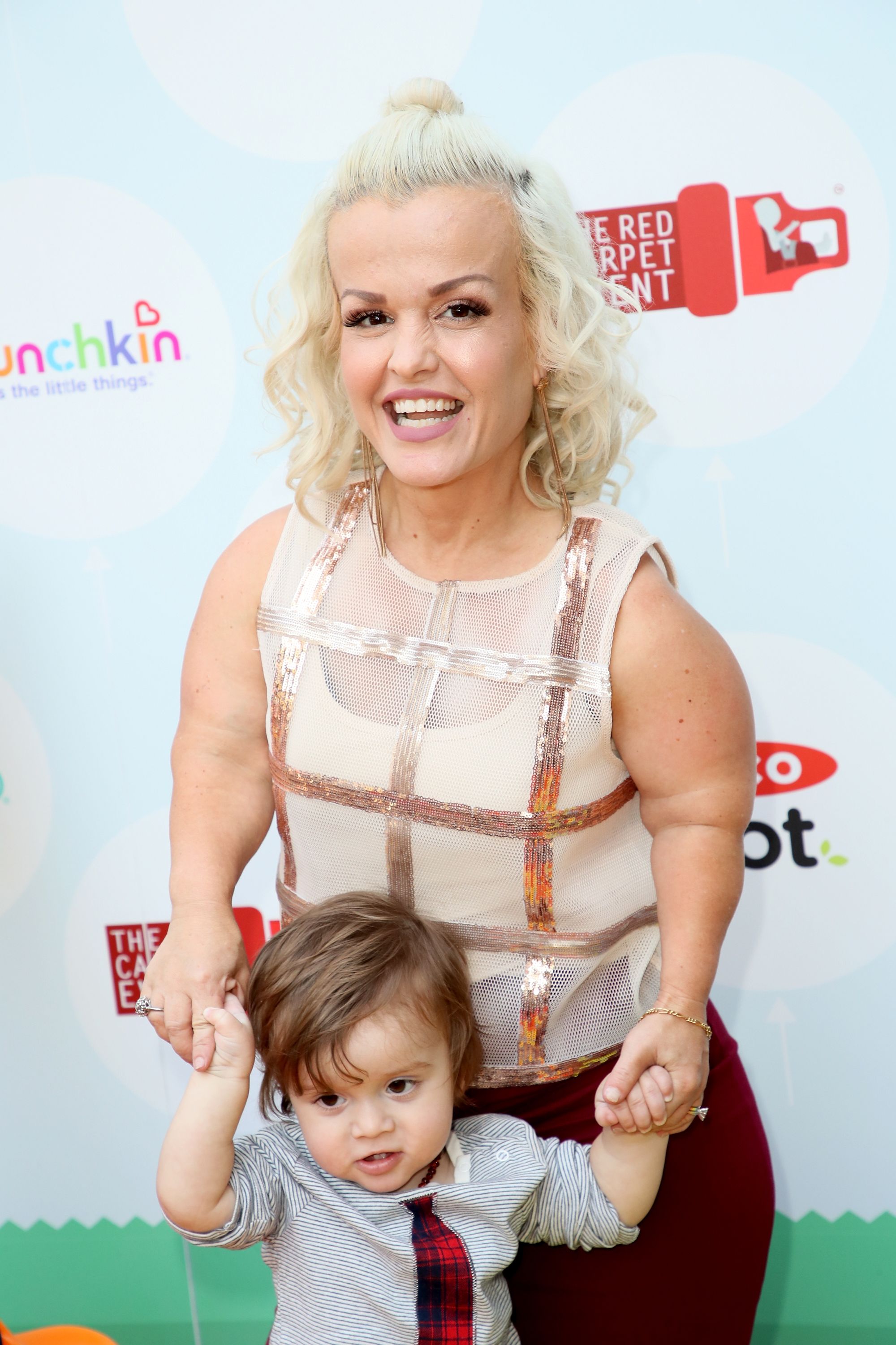 Terra Jole and son Grayson Gnoffo at the 6th Annual Celebrity Red CARpet Safety Awareness Event in 2017 | Source: Getty Images