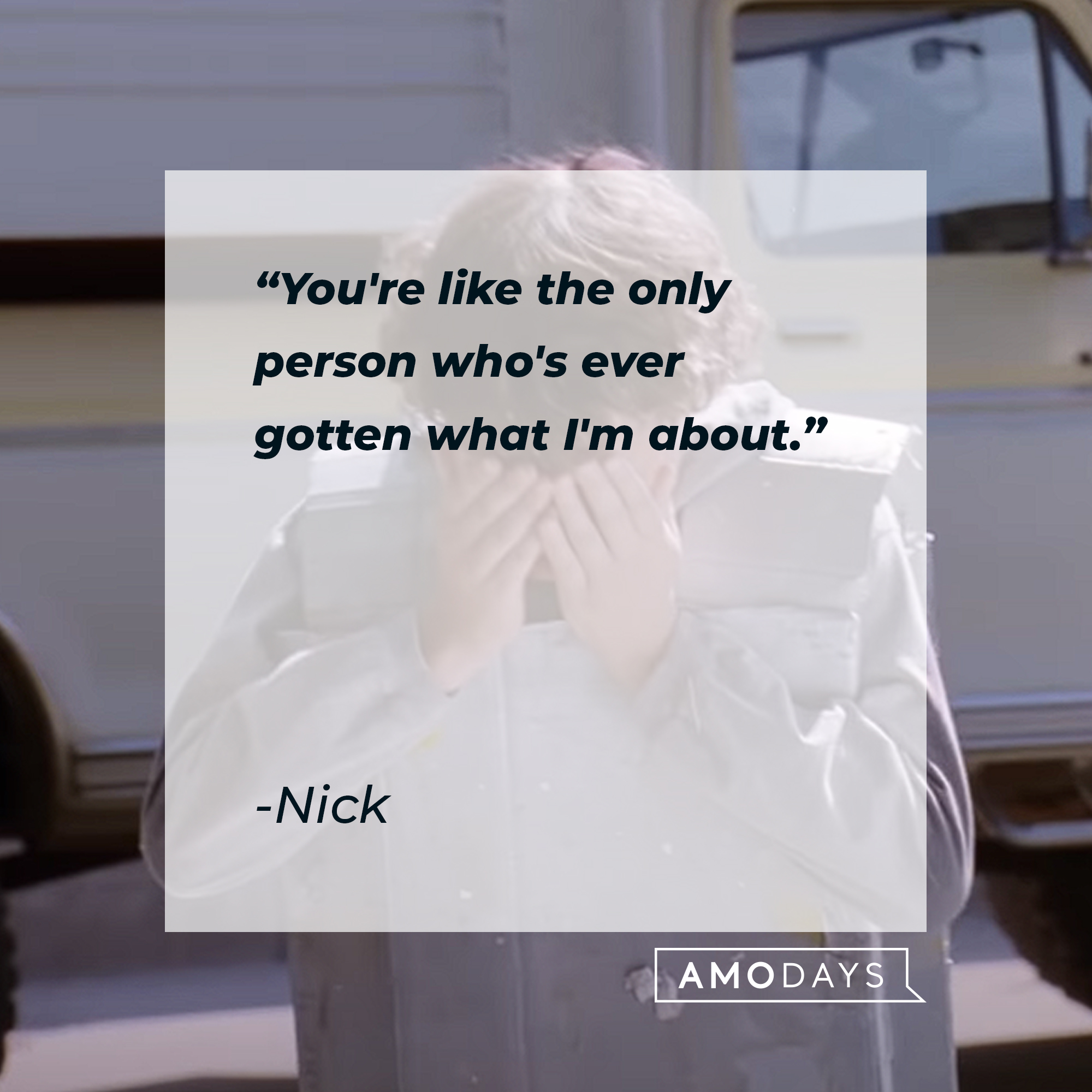Nick's quote: "You're like the only person who's ever gotten what I'm about." | Source: Youtube.com/paramountmovies