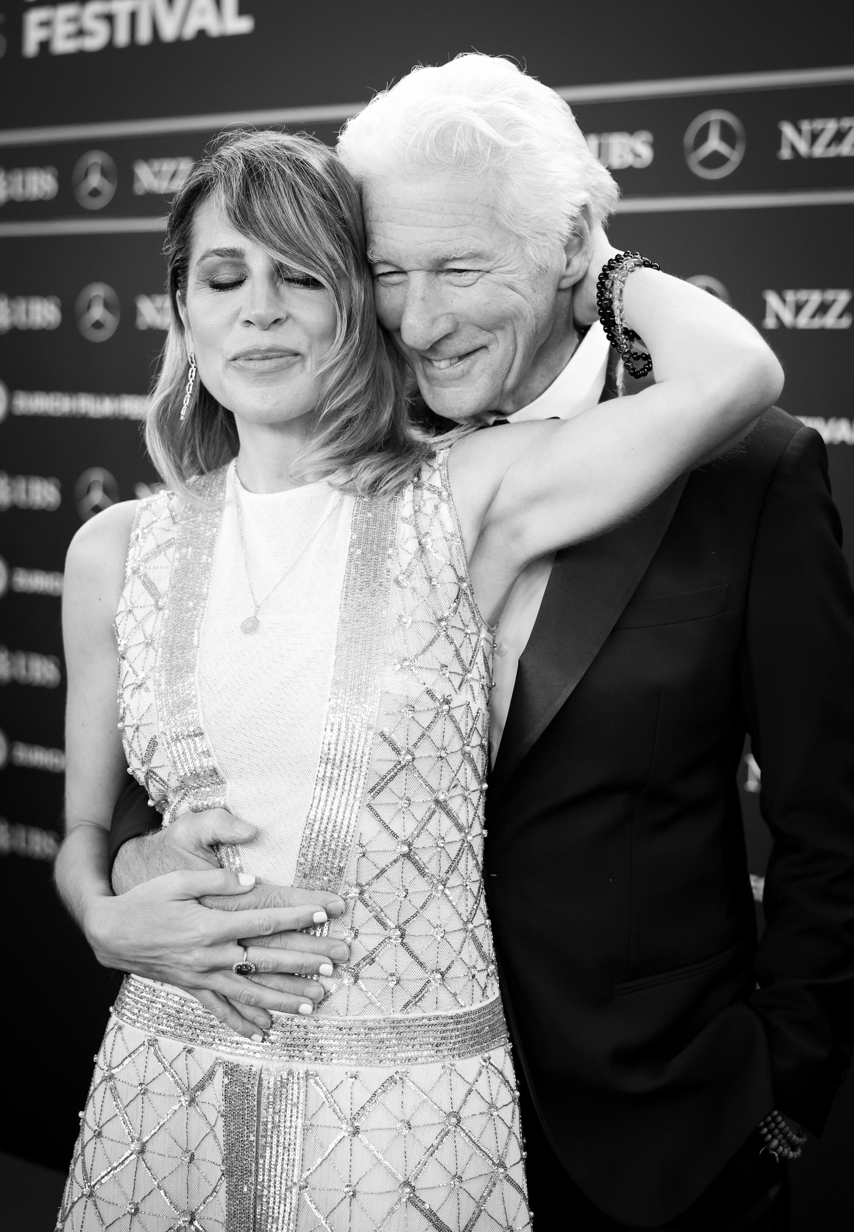 Alejandra Silva and Richard Gere during the 20th Zurich Film Festival at Corso | Source: Getty Images