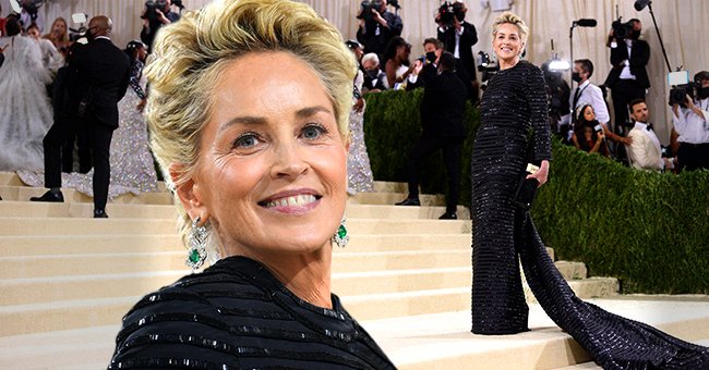 Sharon Stone at the Met Gala Celebrating In America: A Lexicon Of Fashion at the Metropolitan Museum of Art on September 13, 2021, in New York City | Photos: Jeff Kravitz/FilmMagic and John Shearer/WireImage/Getty Images