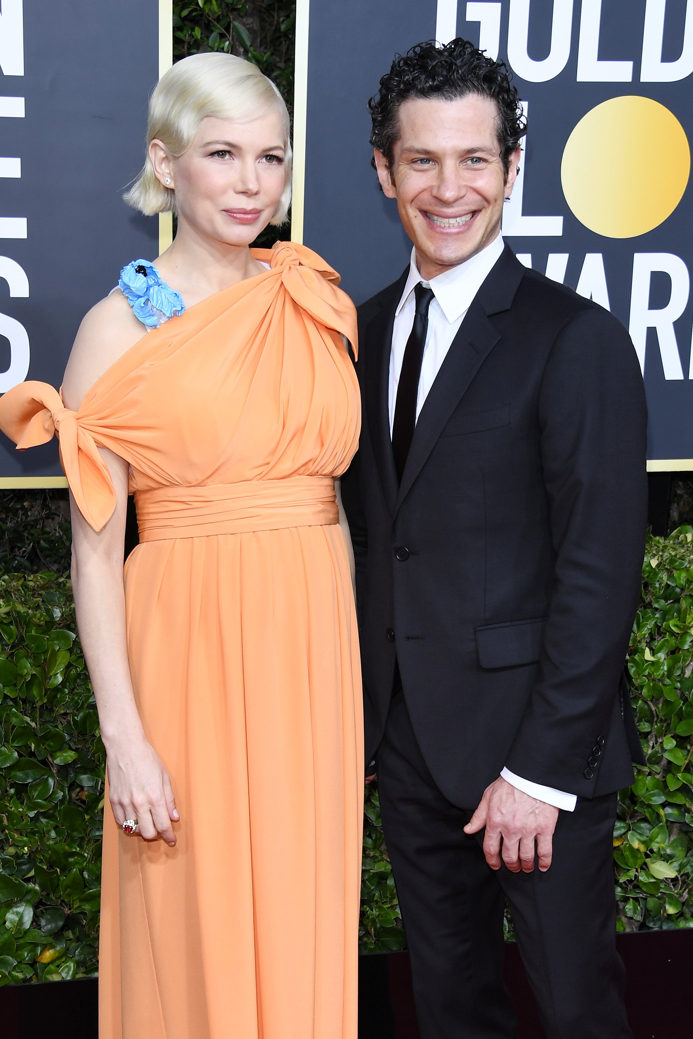 Michelle Williams and Thomas Kail at the 77th Annual Golden Globe Awards at The Beverly Hilton Hotel on January 05, 2020 in Beverly Hills, California. | Source: Getty Images