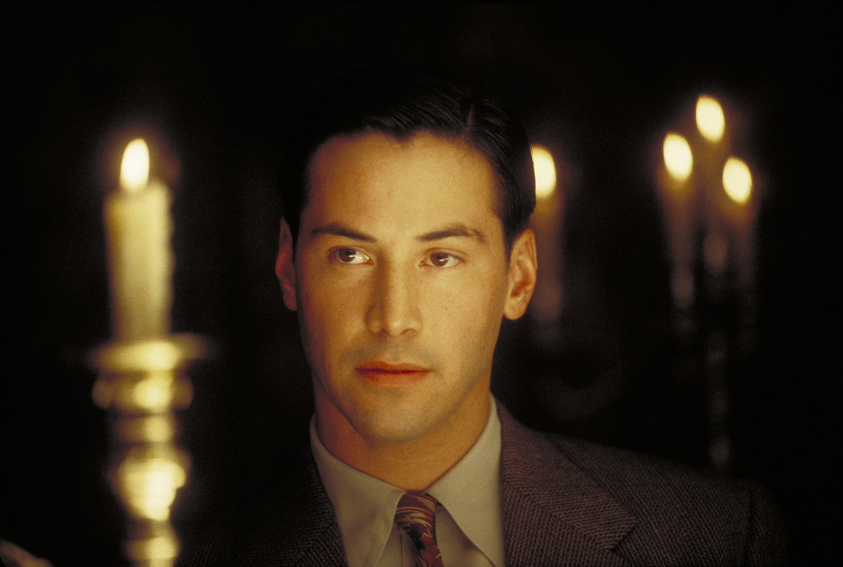 Keanu Reeves stars in the film 'A Walk in the Clouds' in 1995.