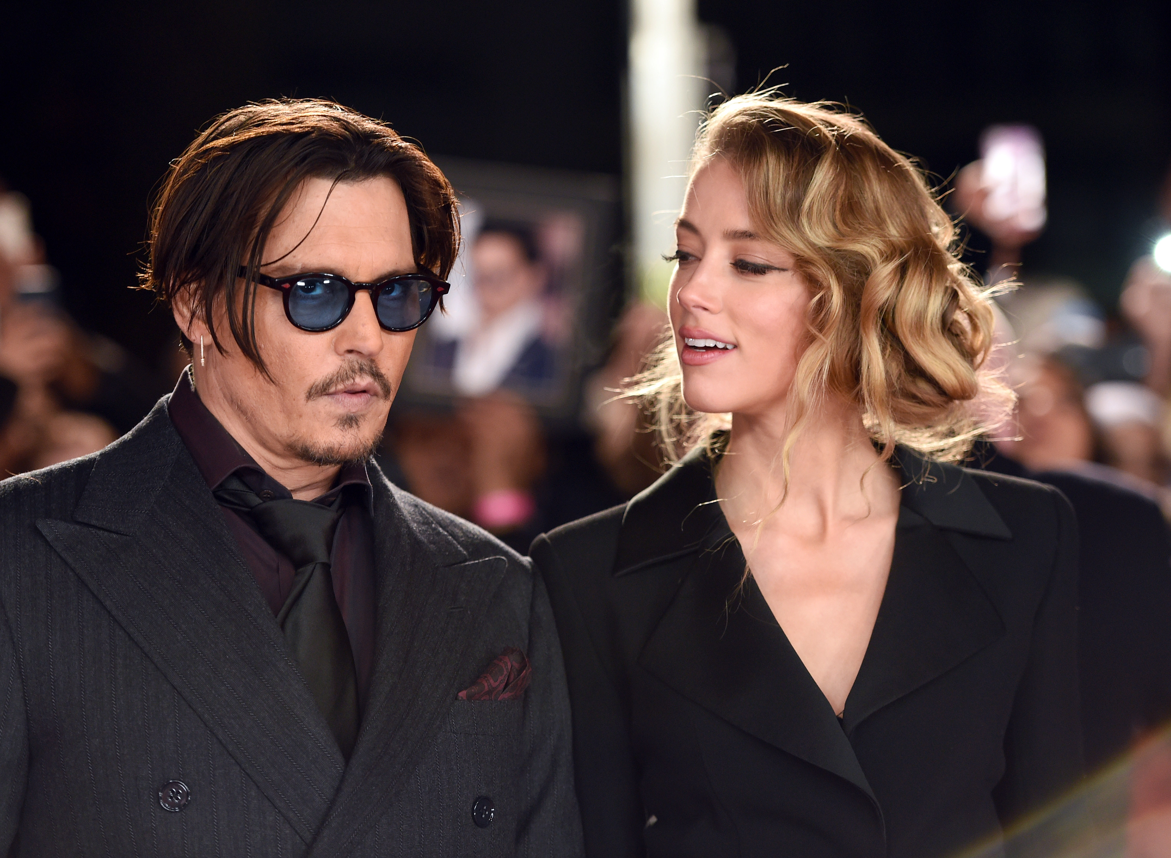 Johnny Depp and Amber Heard in London in 2015 | Source: Getty Images