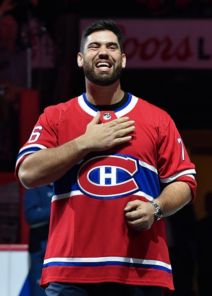 Laurent Duvernay-Tardif at the Bell Centre on February 10, 2020 in Montreal, Quebec, Canada. | Photo: Getty Images