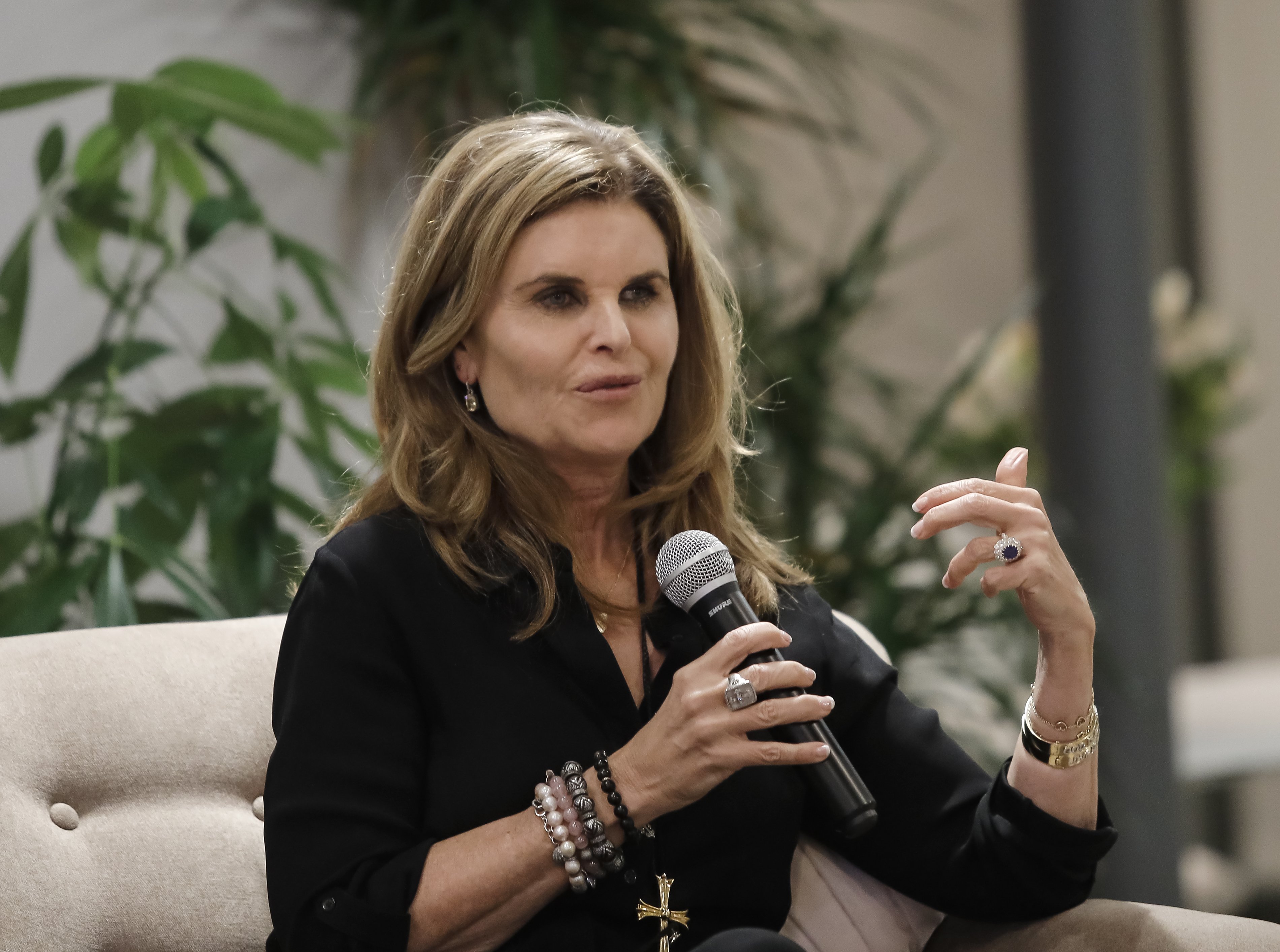Maria Shriver speaks at the Riverter in Los Angeles, California on January 15, 2019 | Photo: Getty Images