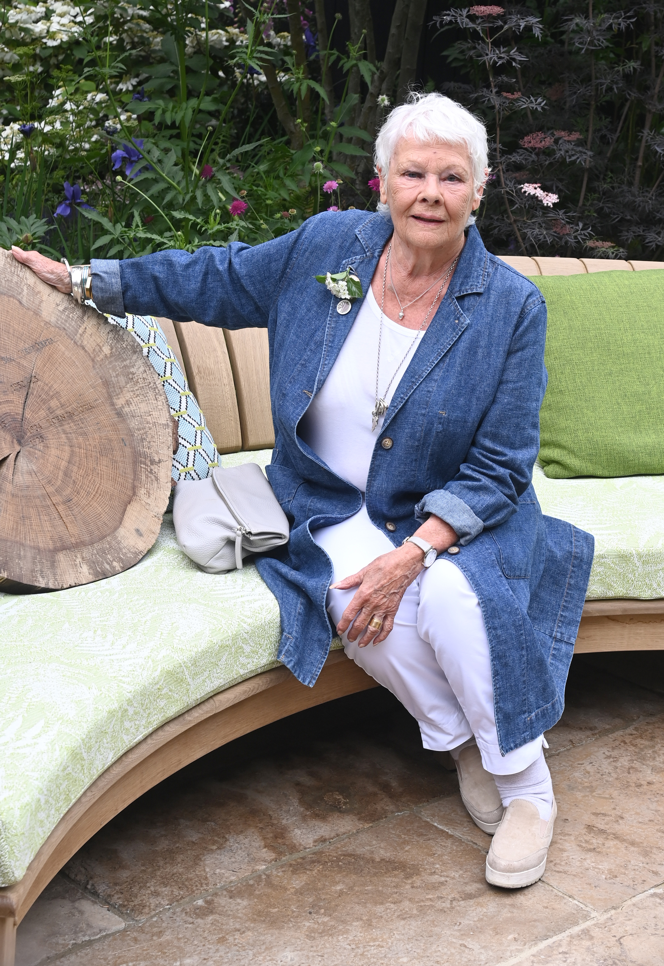 Dame Judy Dench attends press day at the RHS Chelsea Flower Show at The Royal Hospital Chelsea in London, England, on May 23, 2022. | Source: Getty Images