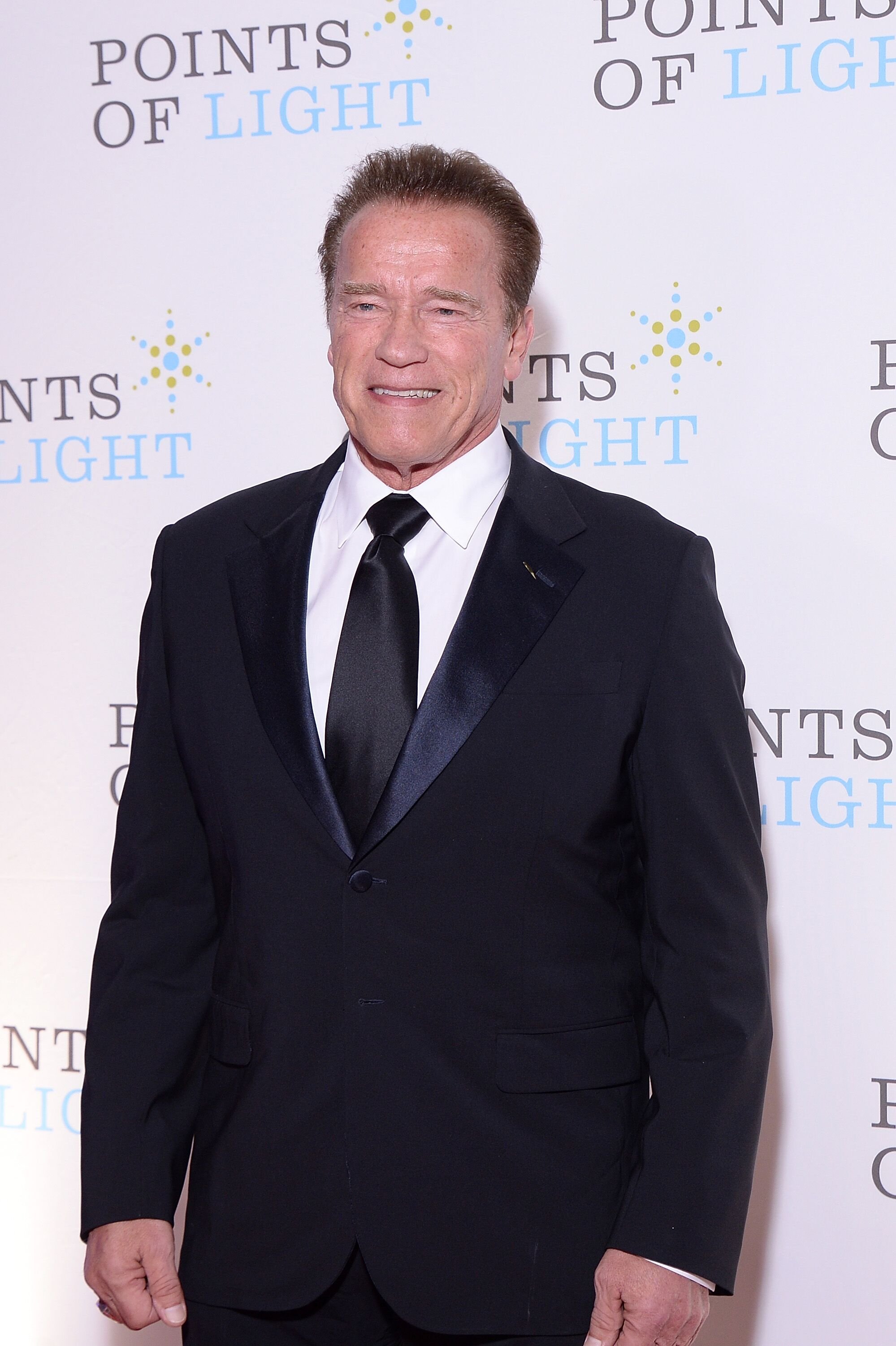 Arnold Schwarzenegger at the Points of Light event. | Source: Getty Images