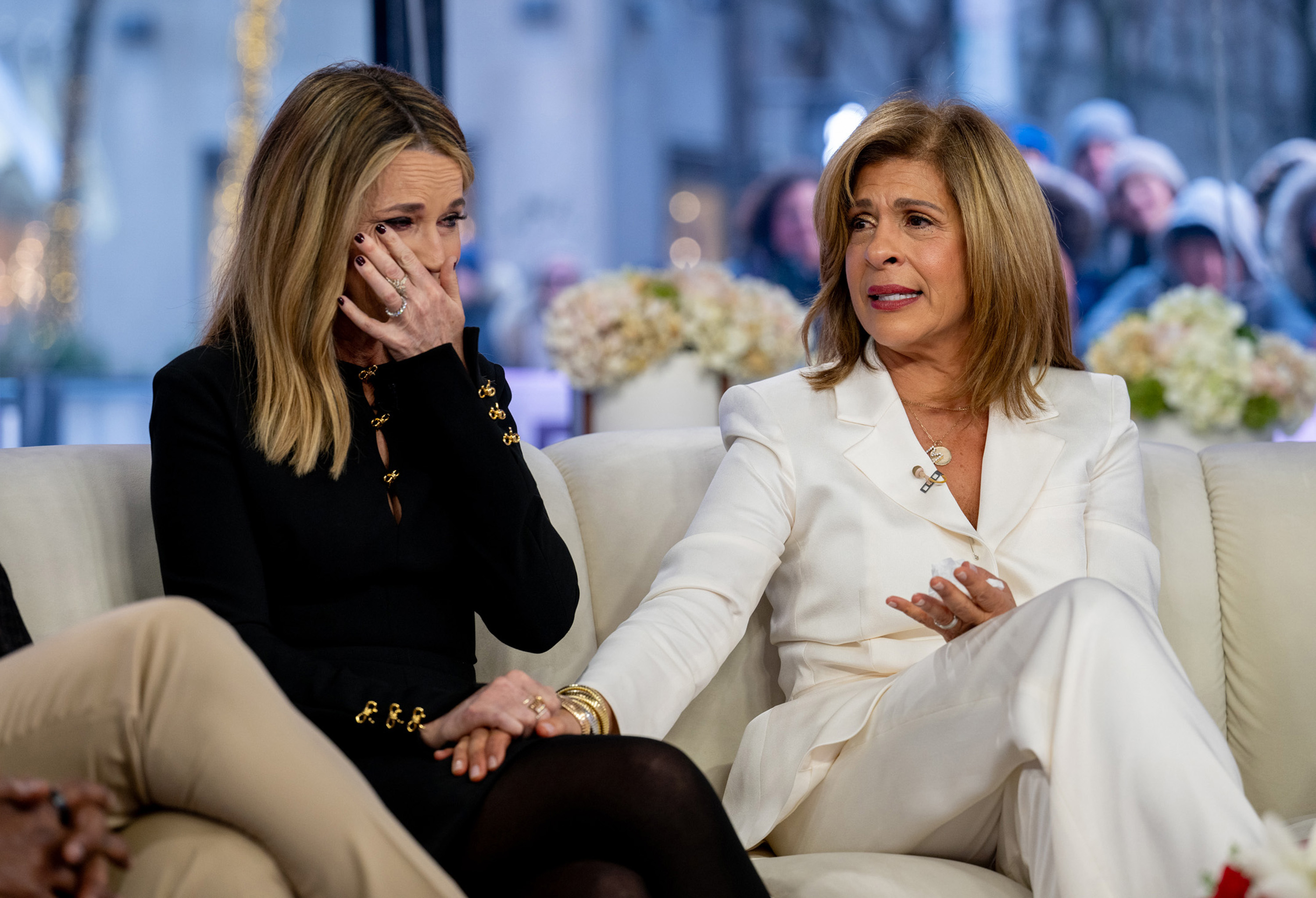 Savannah Guthrie and Hoda Kotb on "Today," January 10, 2025 | Source: Getty Images
