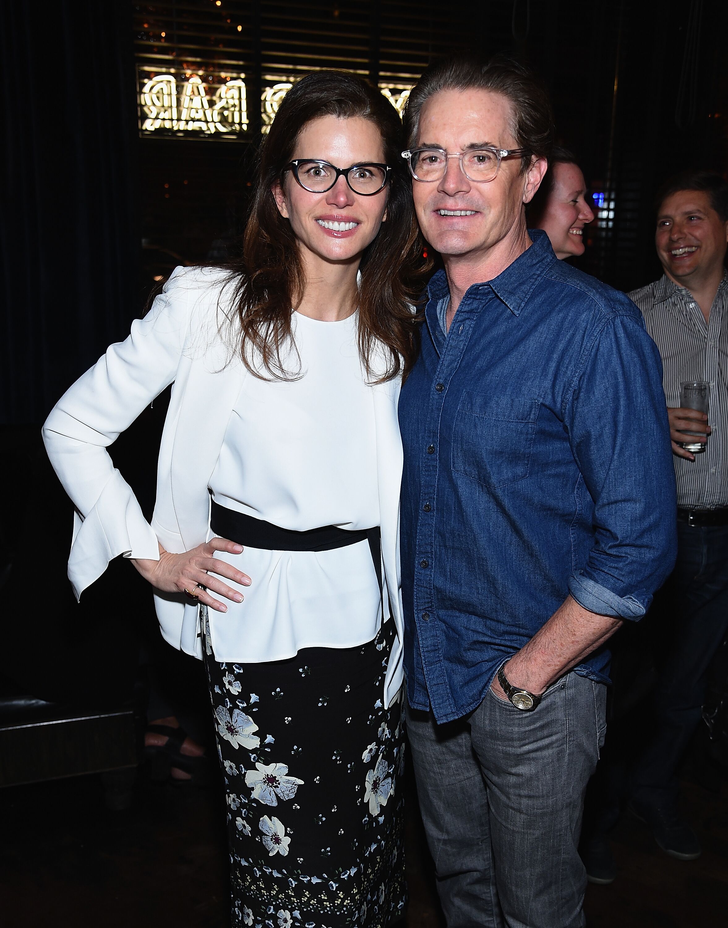 Desiree Gruber and Kyle MacLachlan attend the after party for A Screening Of "Impulse." | Source: Getty Images