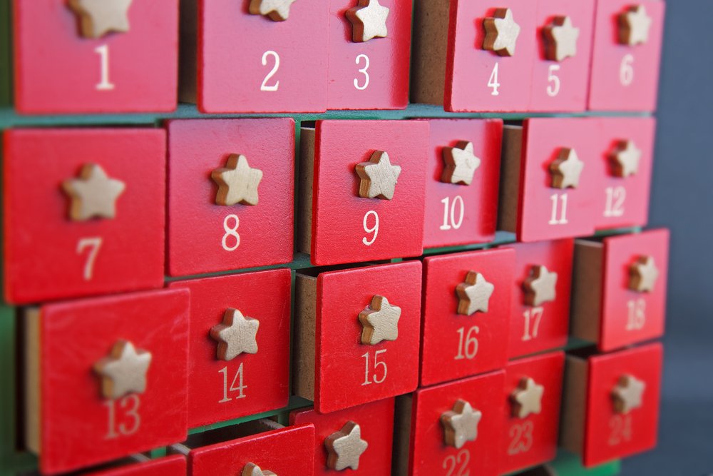Calendario de Adviento. | Foto: Shutterstock