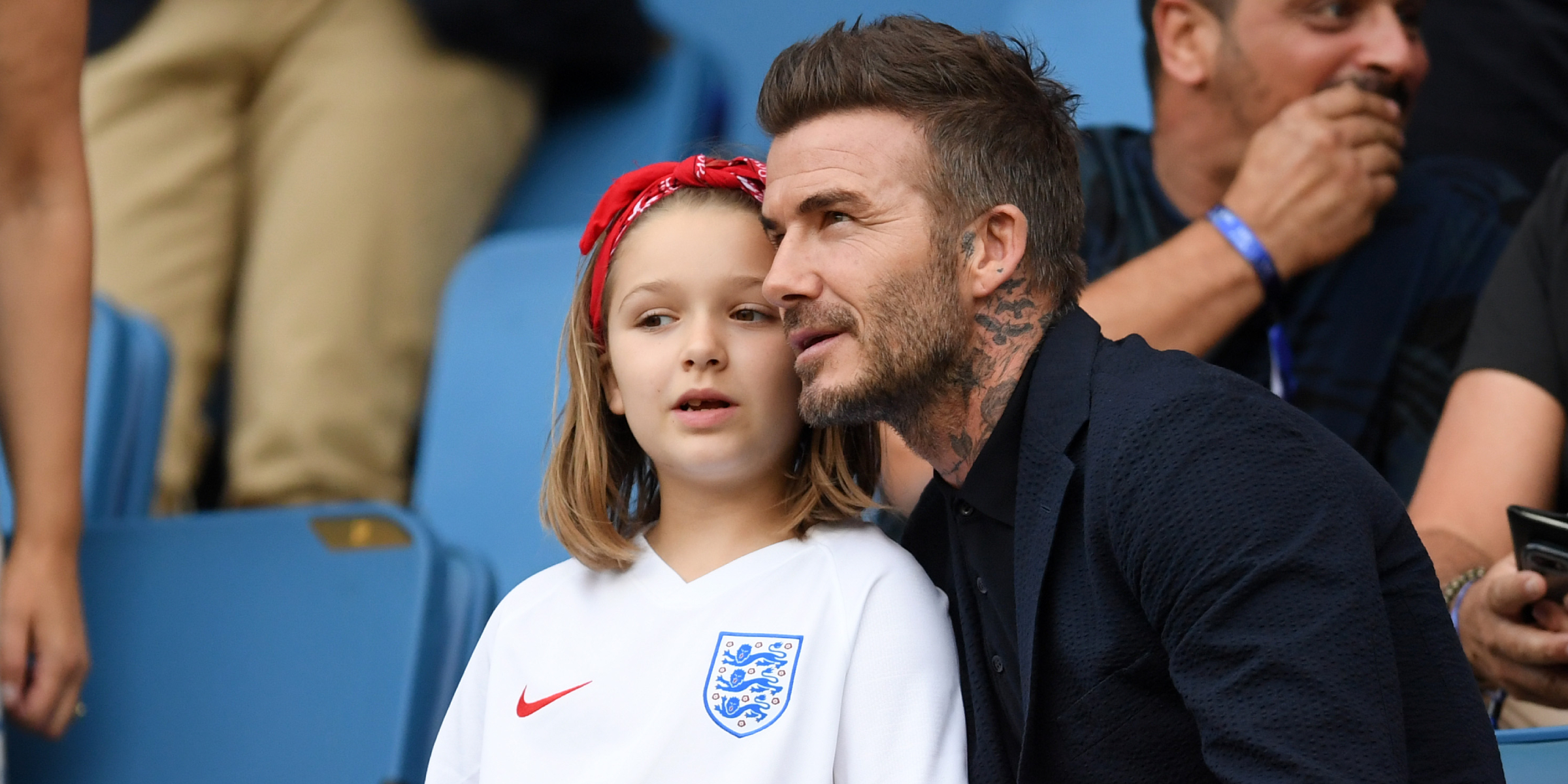David Beckham and his daughter, Harper Seven | Source: Getty Images