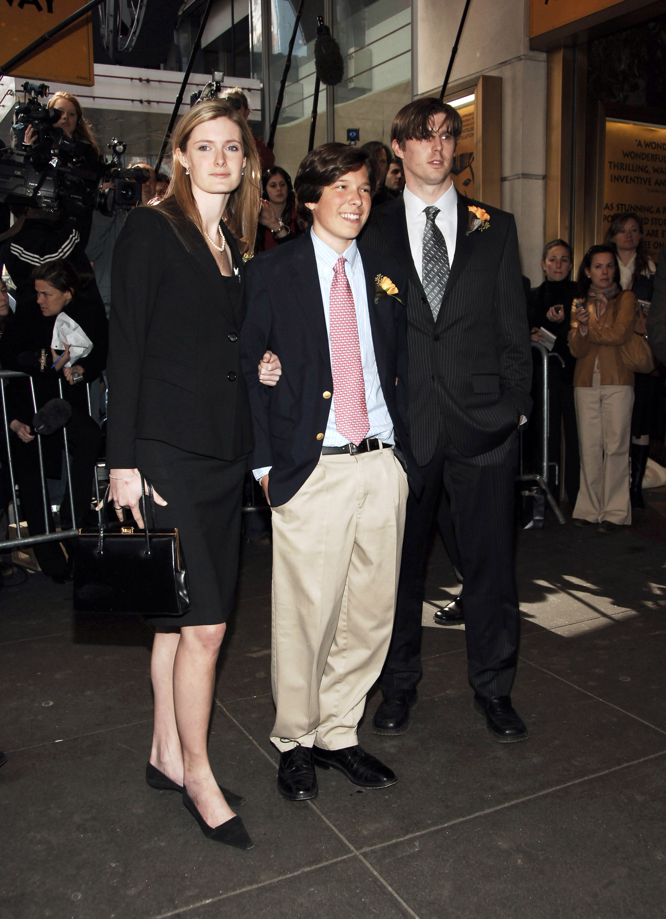 Alexandra, Will, and Matthew Reeve at their mother Dana Reeve's memorial in March 2006 | Source: Getty Images