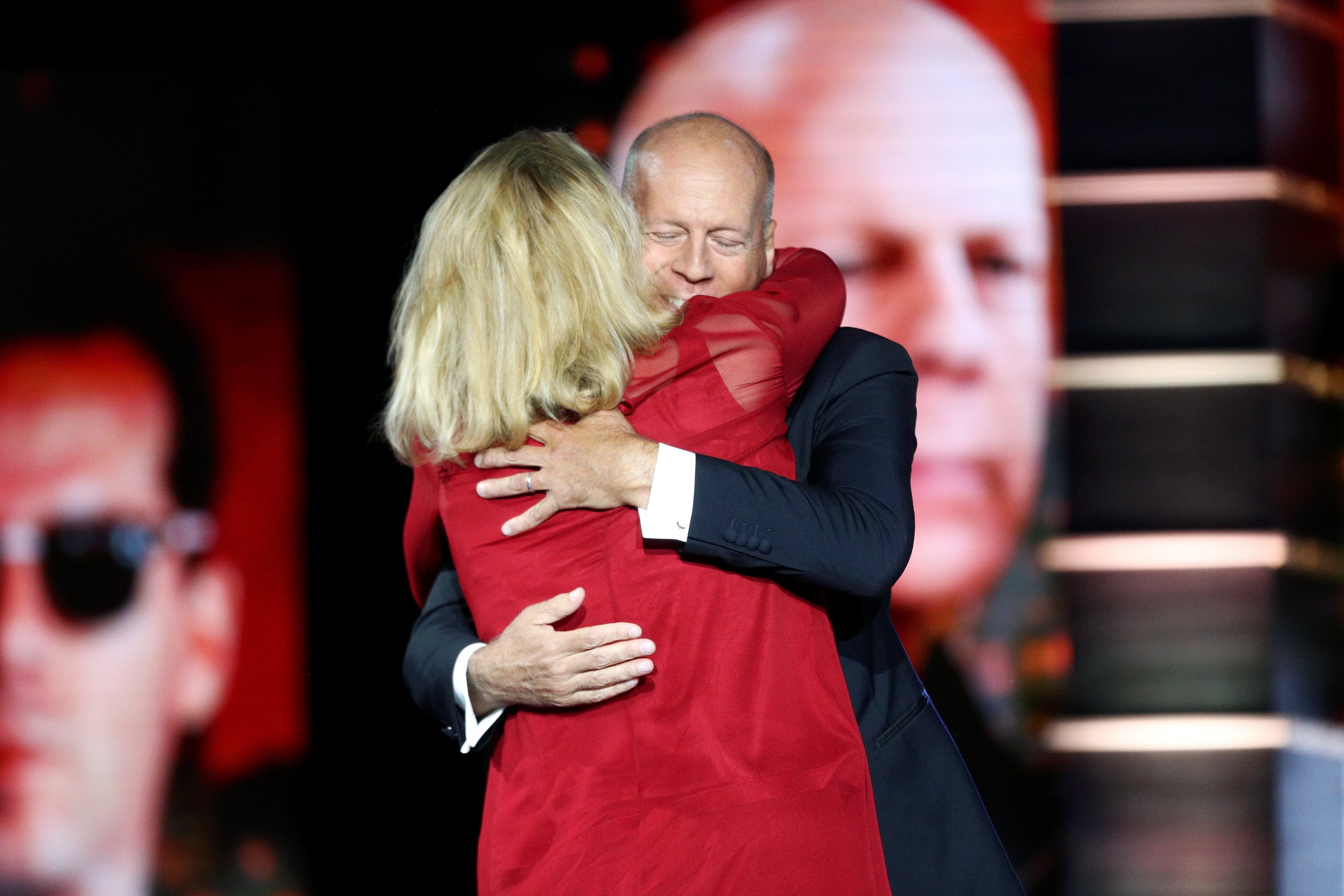 Cybill Shepherd and Bruce Willis during the Comedy Central Roast of Bruce Willis at Hollywood Palladium on July 14, 2018 | Photo: GettyImages