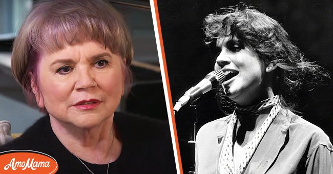 Linda Ronstadt speaking on CBS Sunday Morning [left], Linda Ronstadt singing on stage circa the 1970s in New York [right] | Source: Getty Images, Youtube.com/CBS Sunday Morning