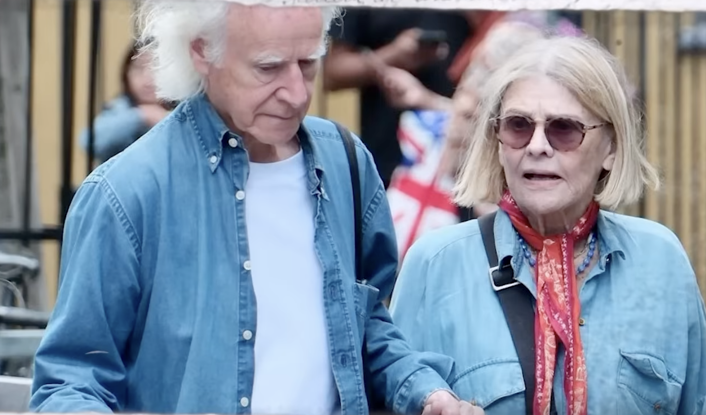 Christie is spotted on a rare outing in East London with her husband on 24 July 2024. Dressed casually and walking side by side through the neighbourhood, the Oscar-winning actress appears relaxed and low-key — a glimpse of the famously private star enjoying everyday life away from the spotlight. | Source: YouTube/The Unseen