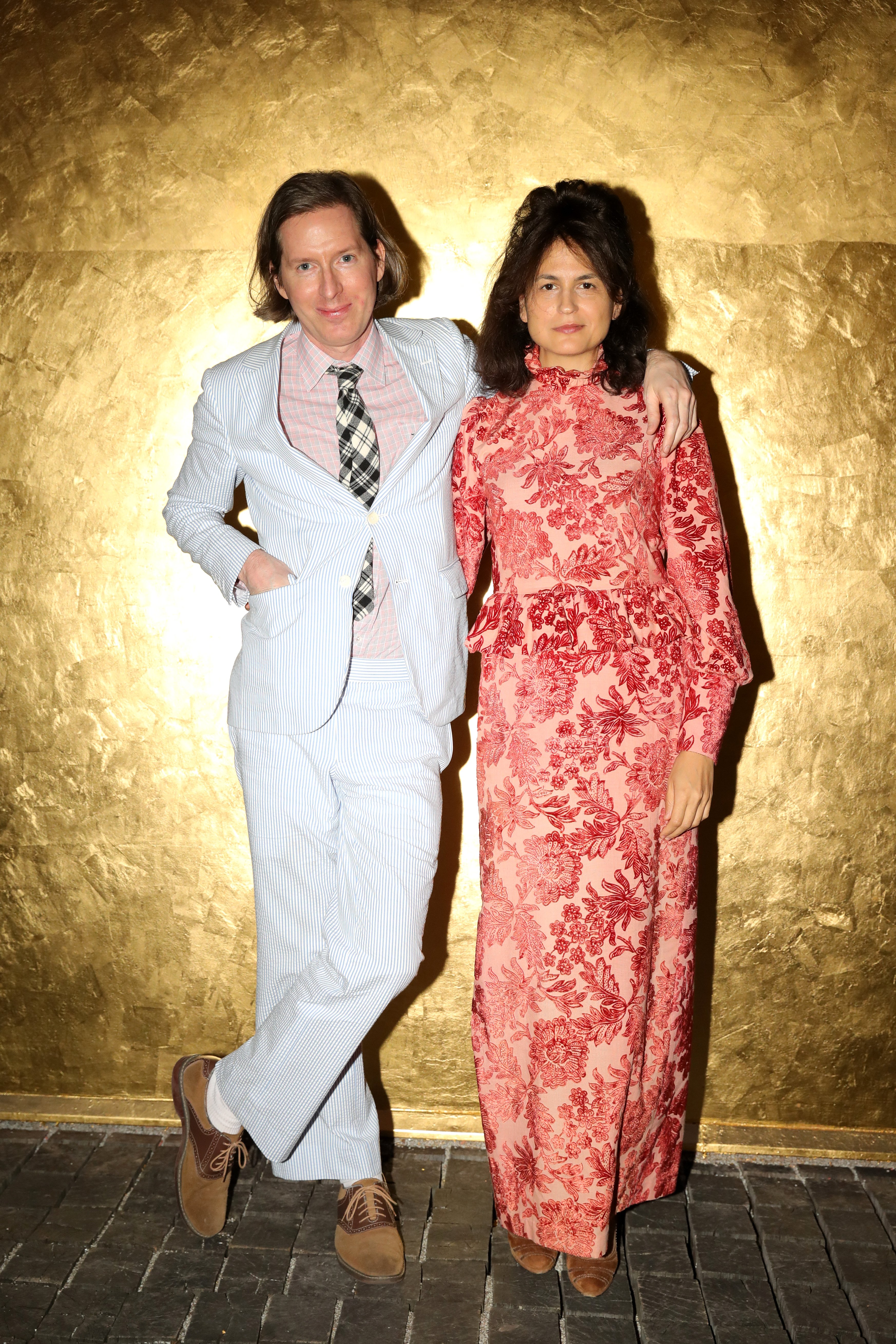  Wes Anderson and Juman Malouf at the Private Opening of 'Il Sarcofago di Spitzmaus e altri tesori' exhibition on September 18, 2019 in Milan. | Source: Getty Images