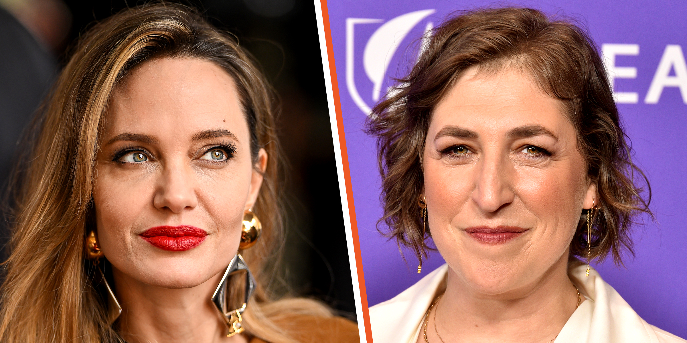 Angelina Jolie | Mayim Bialik | Source: Getty Images