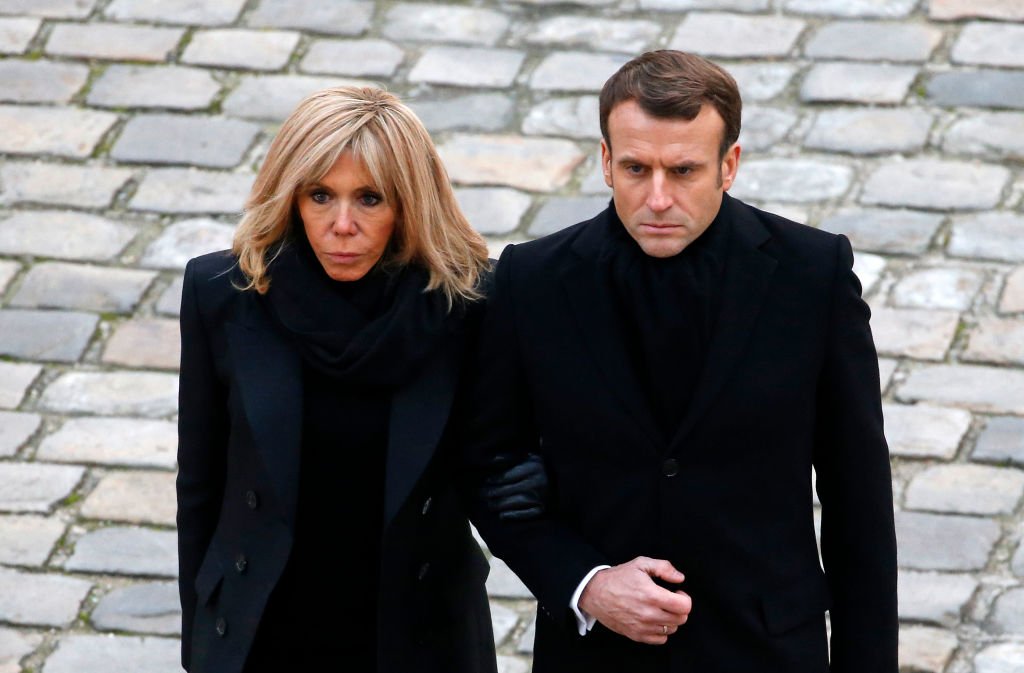 Emmanuel Macron et sa femme Brigitte Macron le 25 novembre 2019. | Photo : Getty Images
