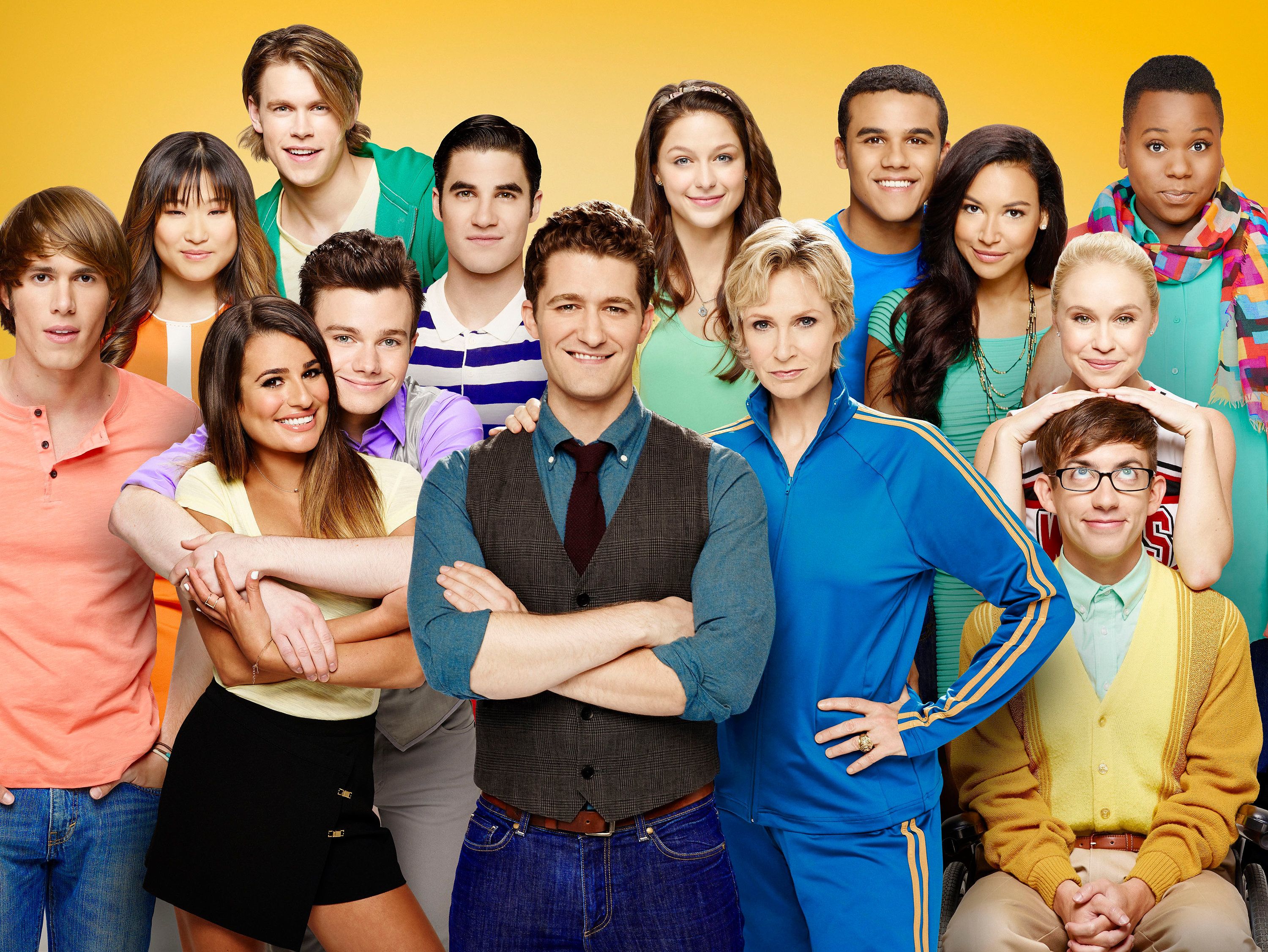 Studio portrait of "Glee" cast members | Source: Getty Images