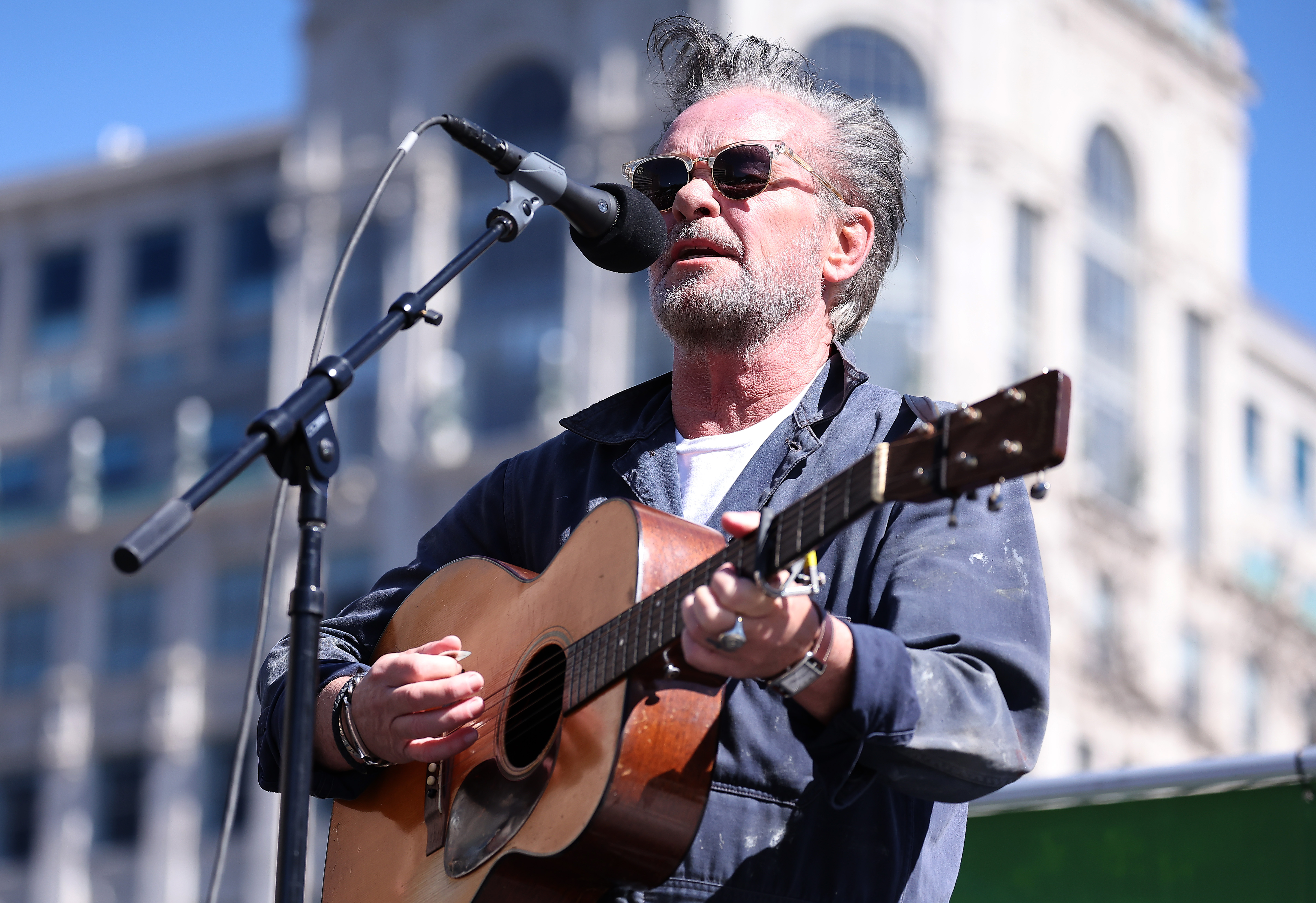 ohn Mellencamp performs at the Farmers for Climate Action: Rally for Resilience in Freedom Plaza on March 07, 2023, in Washington, DC. | Source: Getty Images