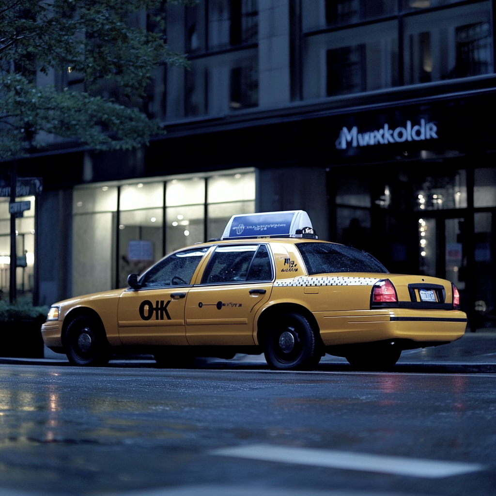 A taxi on the road | Source: Midjourney