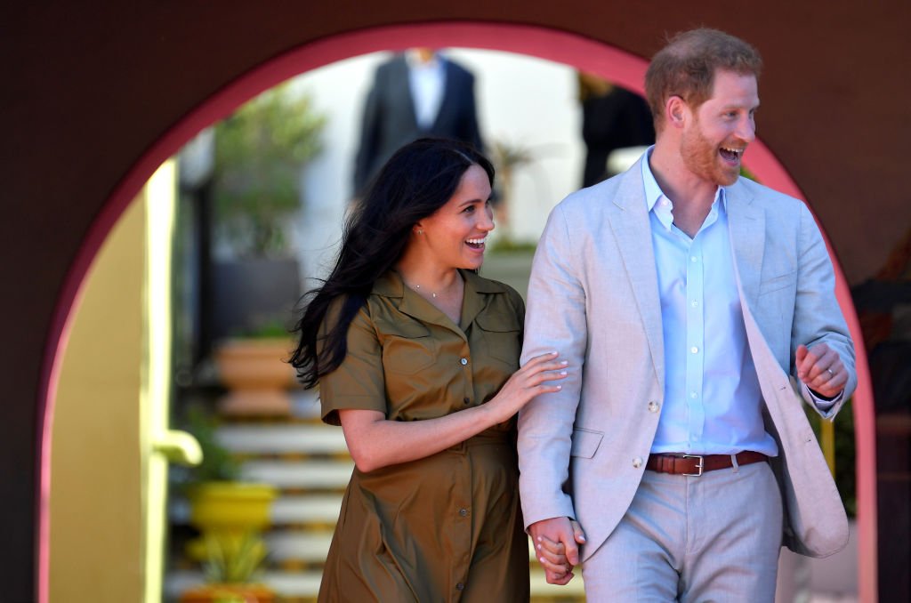 Prince Harry and Meghan take part in Heritage Day public holiday celebrations in the Bo Kaap district of Cape Town. | Source: Getty Images