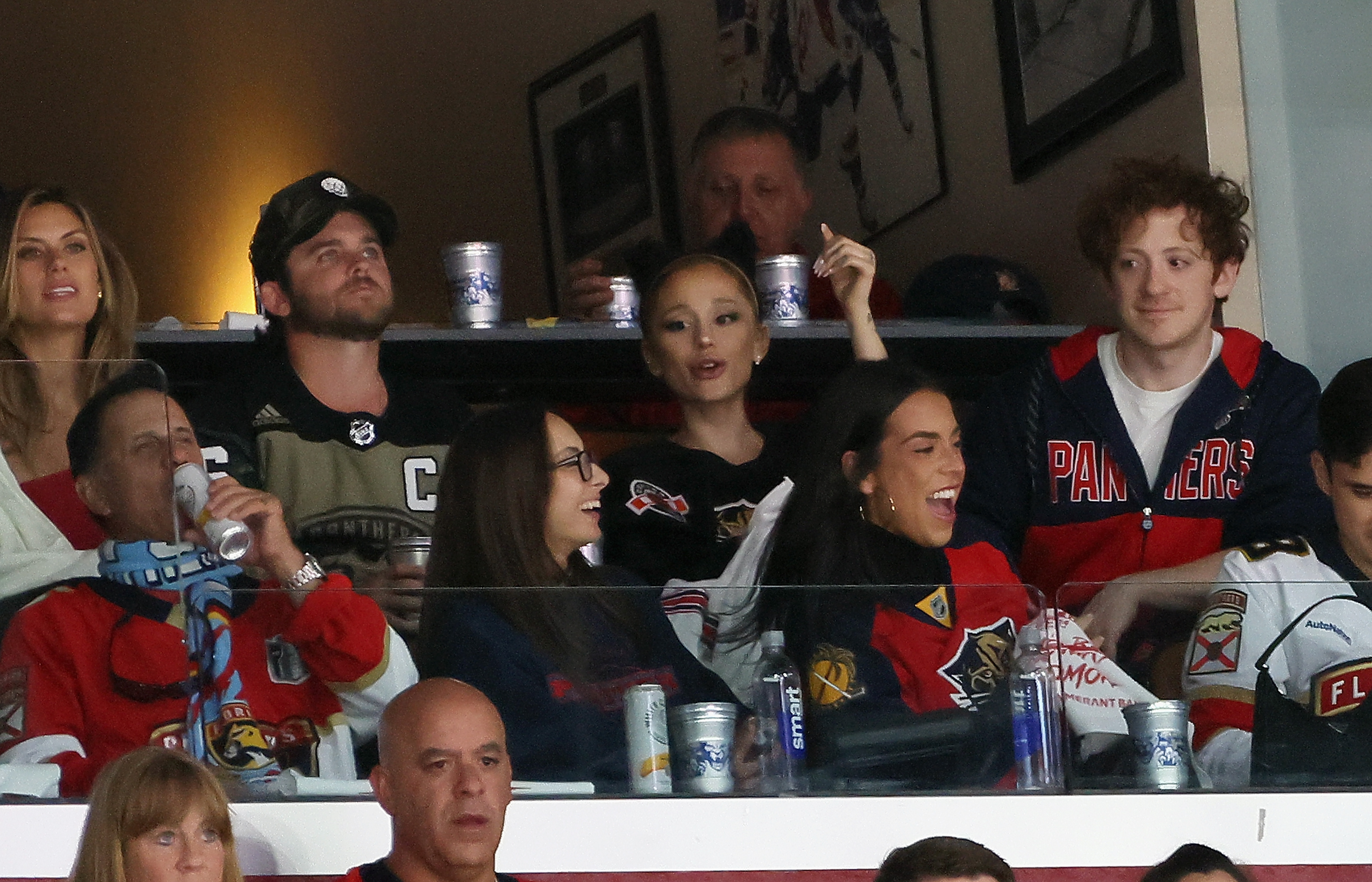 Ariana Grande and Ethan Slater on June 08, 2024, in Sunrise, Florida | Source: Getty Images