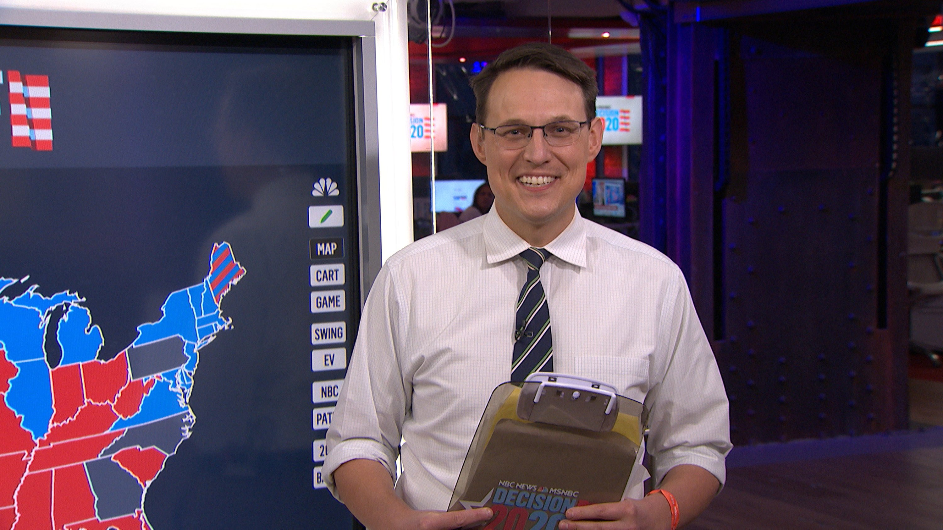 NBC News Journalist Steve Kornacki during an interview on November 4, 2020. | Source: Getty Images.