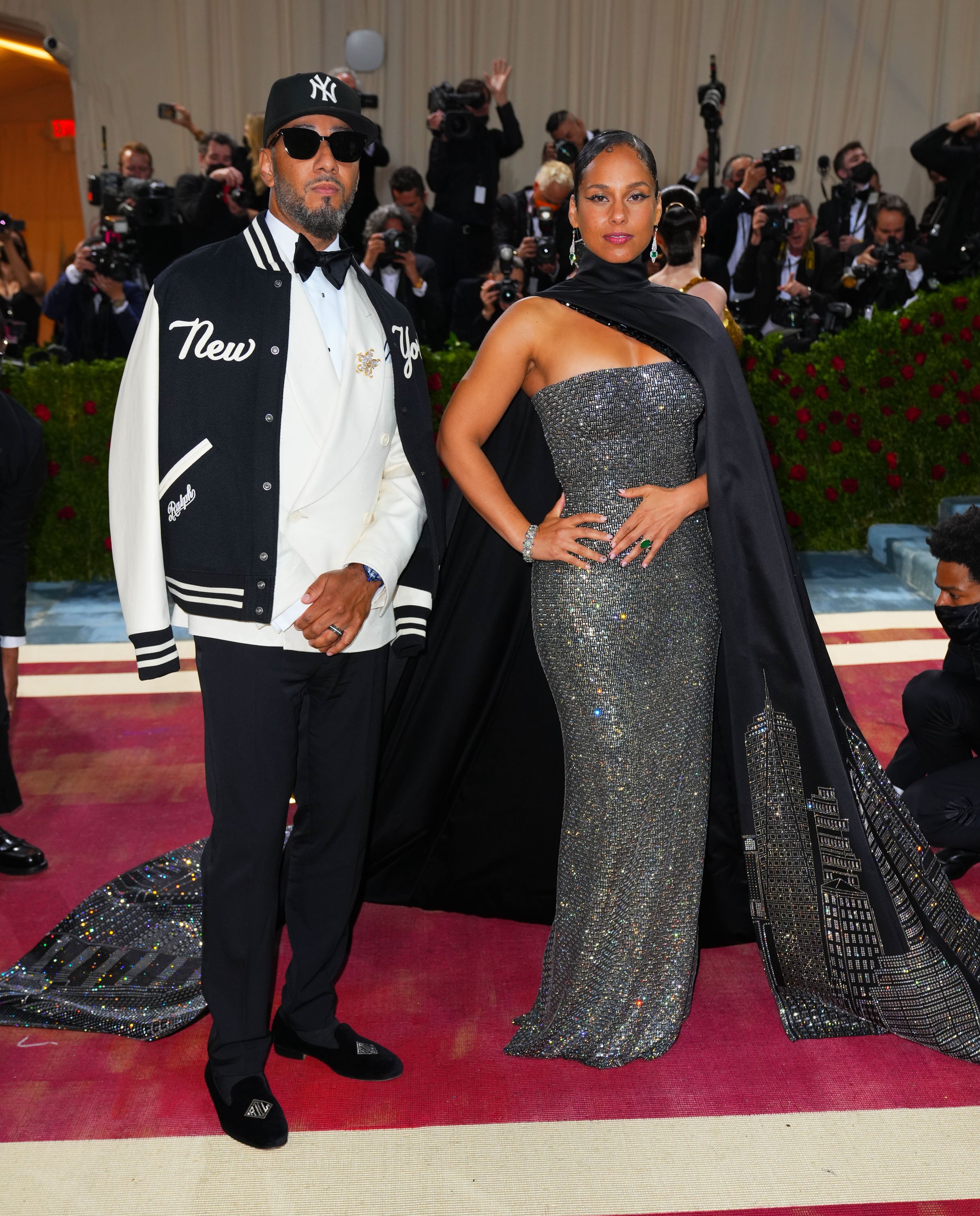 Alicia Keys and Swiss Beatz at the 2022 Met Gala in New York City on May 02, 2022 | Source: Getty Images 